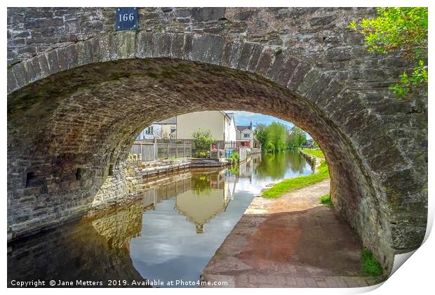 Under The Bridge Print by Jane Metters