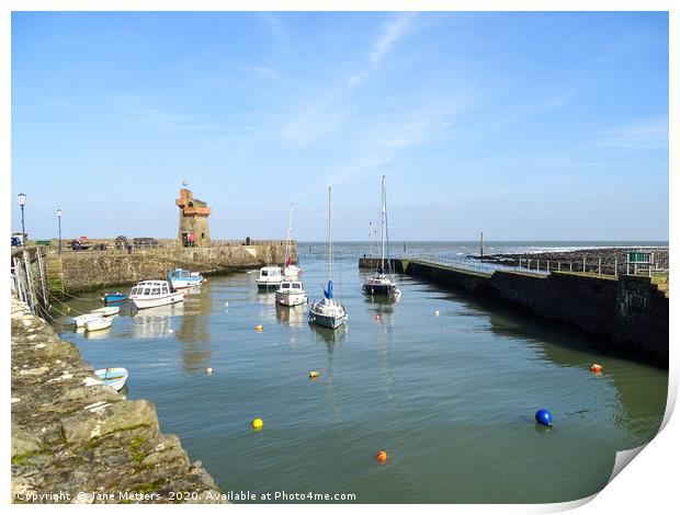 Relax by the Harbour Print by Jane Metters
