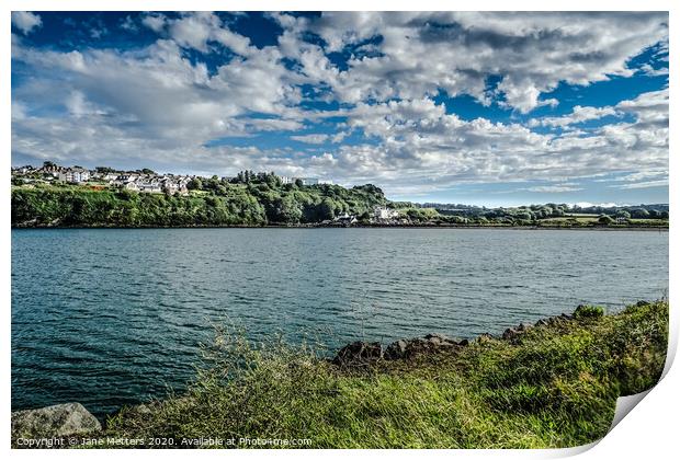 A Cloudy Goodwick Print by Jane Metters