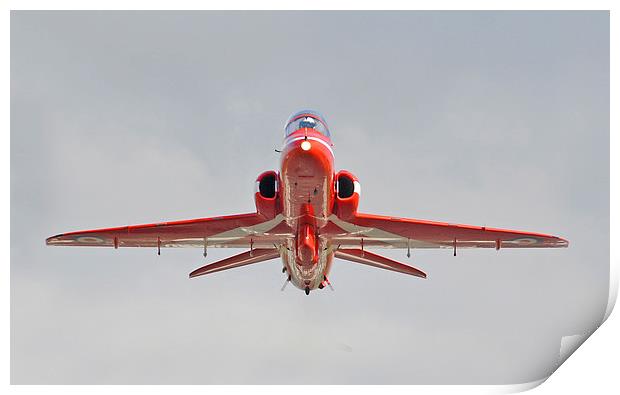 Red Arrow Print by Claire Hartley