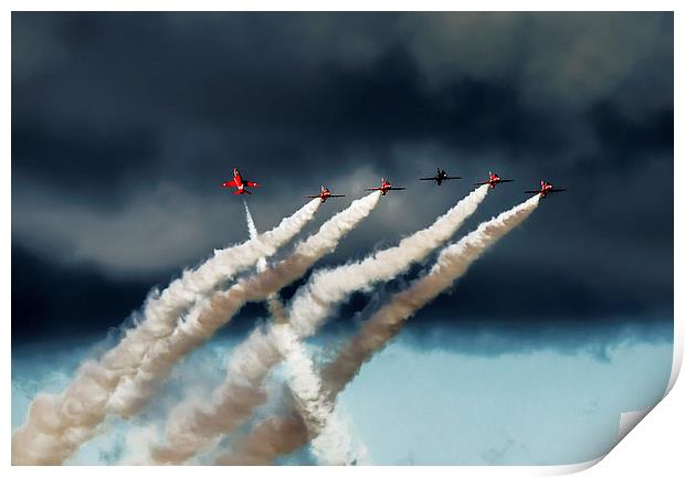  Red Arrows Goose  Print by Claire Hartley