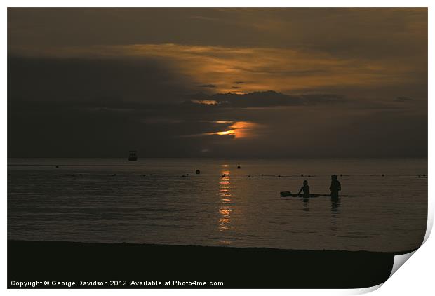 Making the most of the Day Print by George Davidson